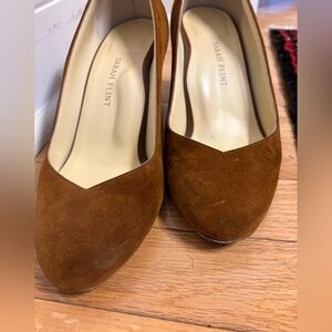 Sarah Flint Women's Perfect Round Toe Suede Heels